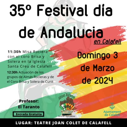35è Festival dia de Andalucia